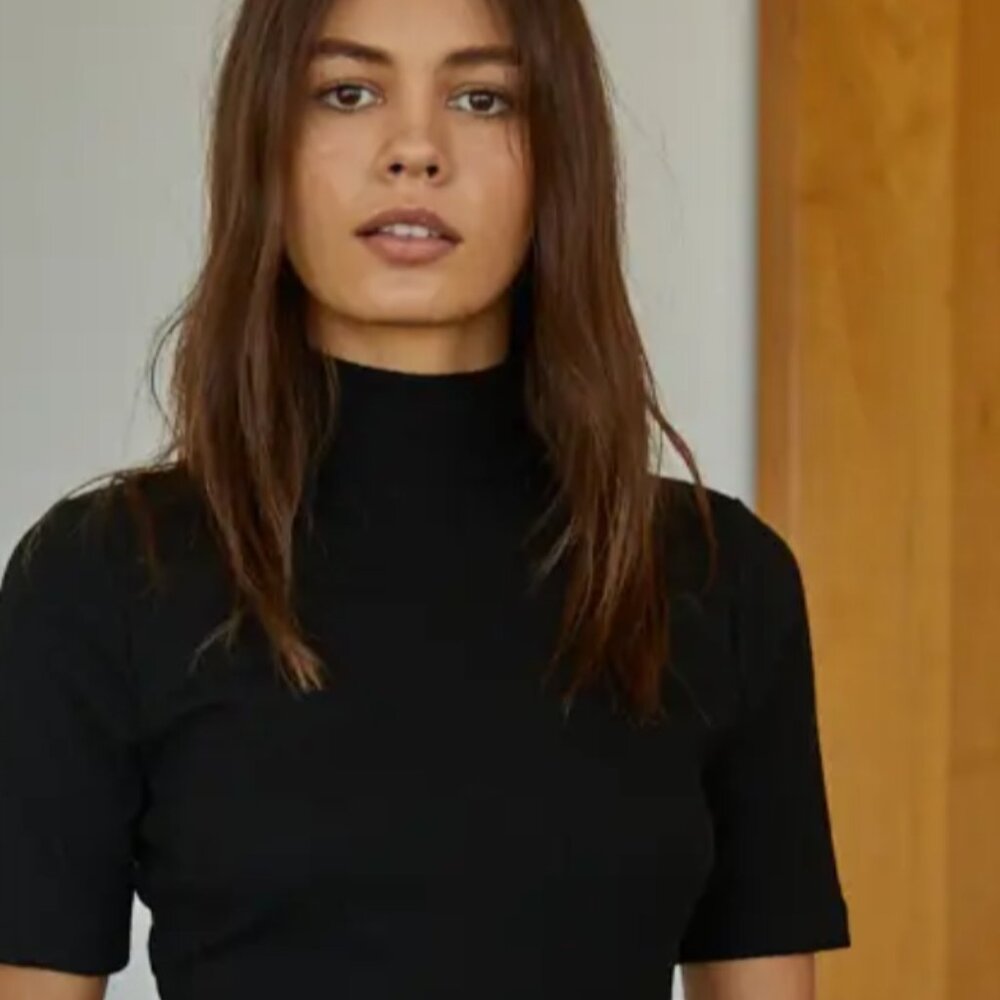 Black Mini Sweater Dress